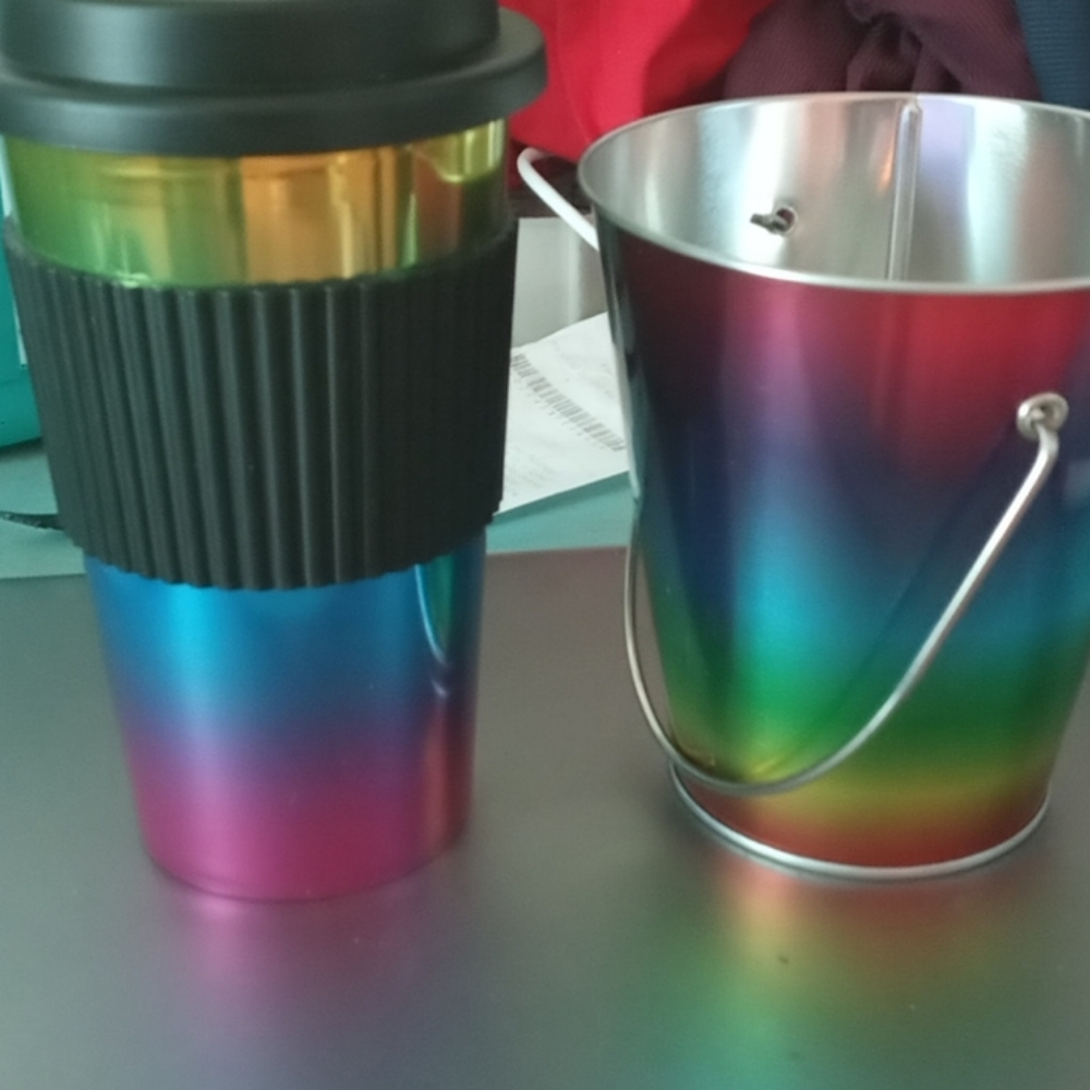 Cup and bucket